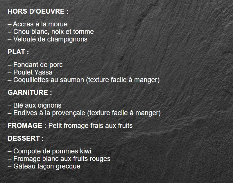 repas dimanche